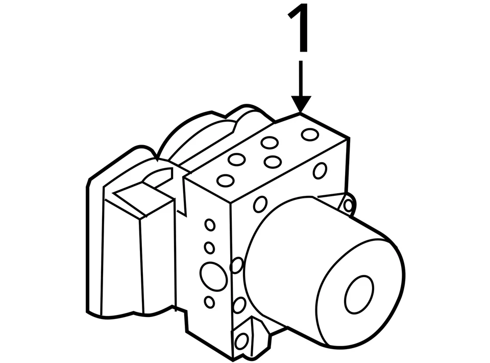 Conjunto modulador de piezas de freno antibloqueo ABS OEM SWB Sport se adapta a 14-16 SANTA FE 1 Foto 4 de 4
