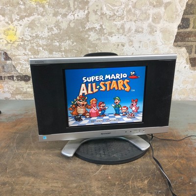 Sharp AQUOS LC-13B8U-S 13'' Widescreen LCD TV RGB/S-Video/RCA (Retro Gamming)
