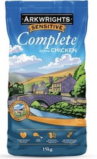 Arkwrights Sensitive Wheat-Free Dry Dog Food with Extra Chicken, 15kg 1.64 per kilo