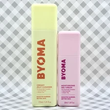 BYOMA Creamy Jelly Cleanser 5.91oz & Moisturizing Gel Cream 1.69oz ••SEALED••🎁