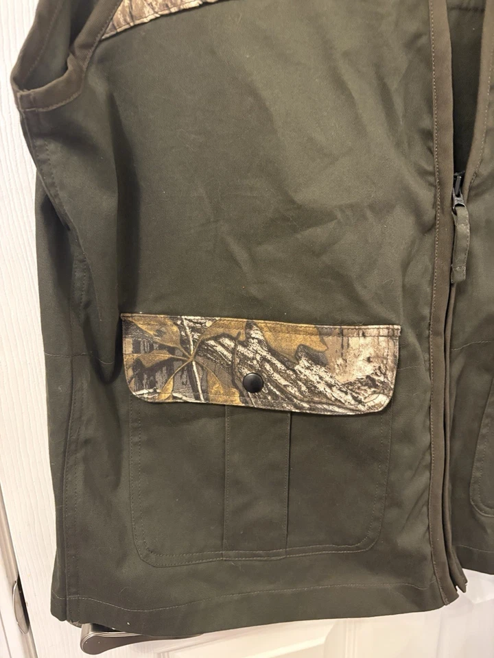 Outdoor Life REALTREE XTRA Hunting Vest Camo OLIVE From Sears Size Large NWT! - Image 3 of 4