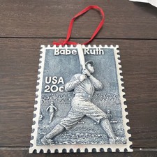 Babe Ruth Commemorative Postage Stamp Ornament Issued July 1983