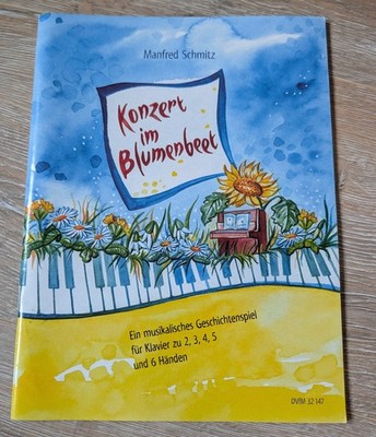 Konzert im Blumenbeet Manfred Schmitz Deutscher Verlag für Musik Leipzig Klavier