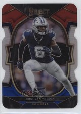 2022 Panini Select Concourse Red & Blue Prizm Die-Cut Donovan Wilson #86 14dq
