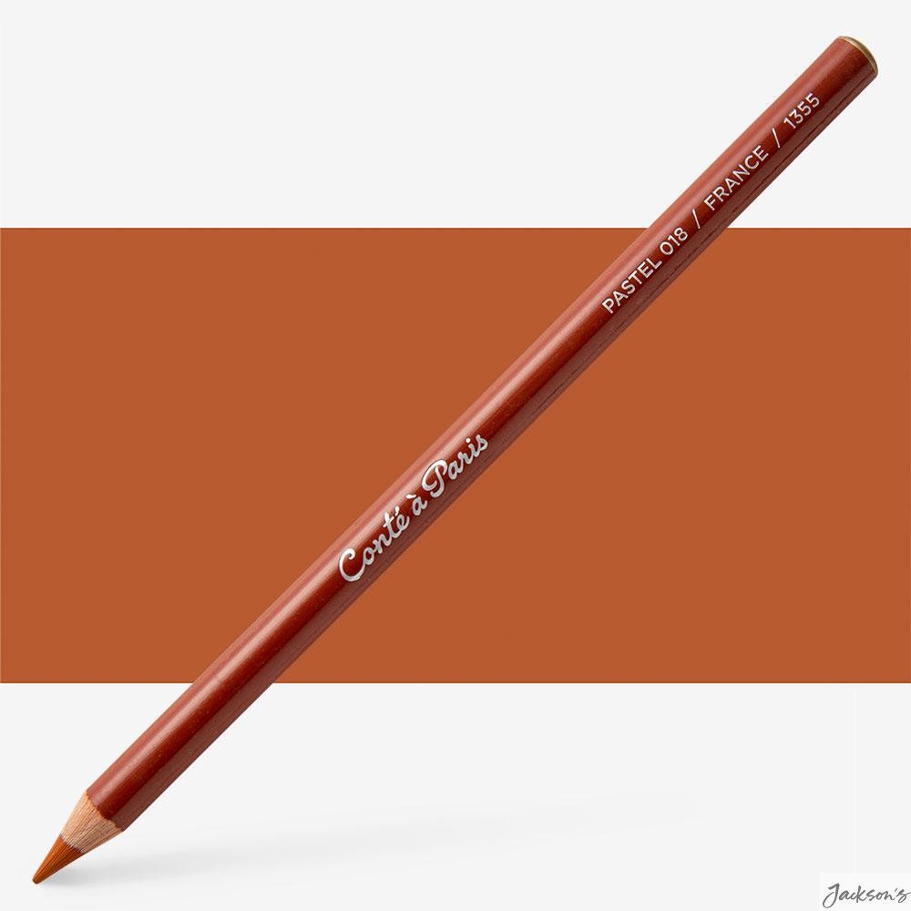 Conte A Paris Pastel Pencil Natural Sienna 18 5mm Lead Drawing Detail