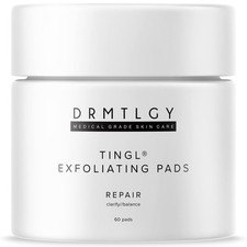 Tingl Exfoliating Face  Body Pads   Glycolic, Lactic  Salicylic Acid for Ac...