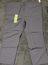 Scrubstar Premium Scrubwear Size XL Unisex Drawstring Gray Pants Stretch Pockets