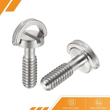 2pcs -1/4" Male Mounting Screw Adapters Slotted 0.79" Length for Camera Tripod