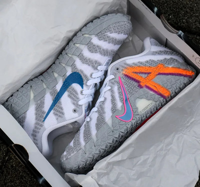 JA3 ''LIGHT SHOW'' EP JA MORANT 3 Grey Graffiti Basketball Shoes HF2794-100