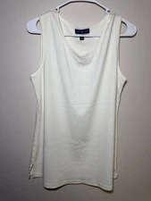 Karen Scott Women's Ivory Tank Top