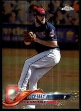 Cody Allen 2018 Topps Chrome #161 Indians MLB READ FREE SHIPPING AutographDen