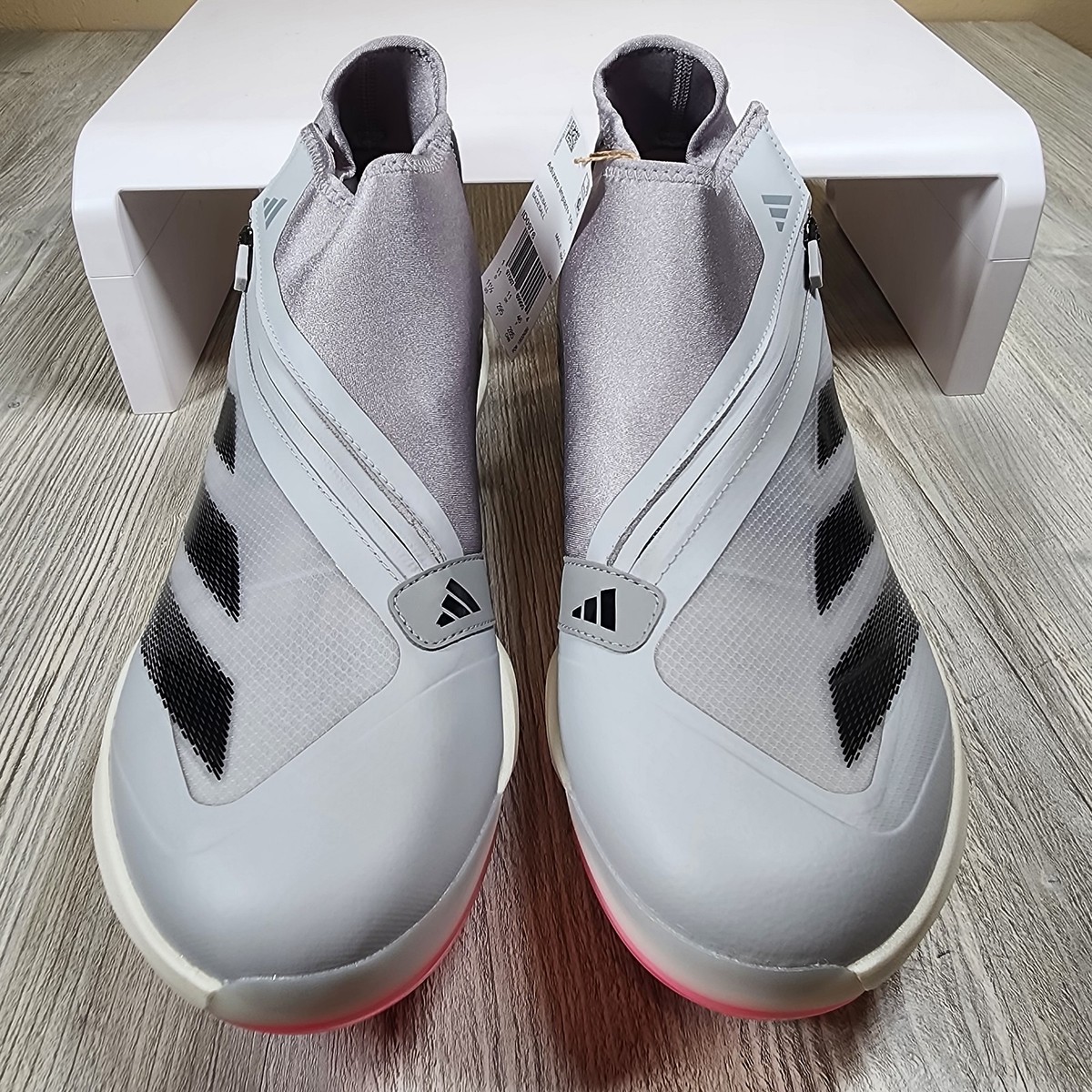 Adidas Adizero Impact+ TPU Baseball Cleat Grey/Pink Mens Size 11.5