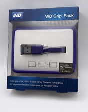 WD Grip Pack - My Passport Ultra 2 & 3 TB - USB3.0 Cable (New Sealed) Purple