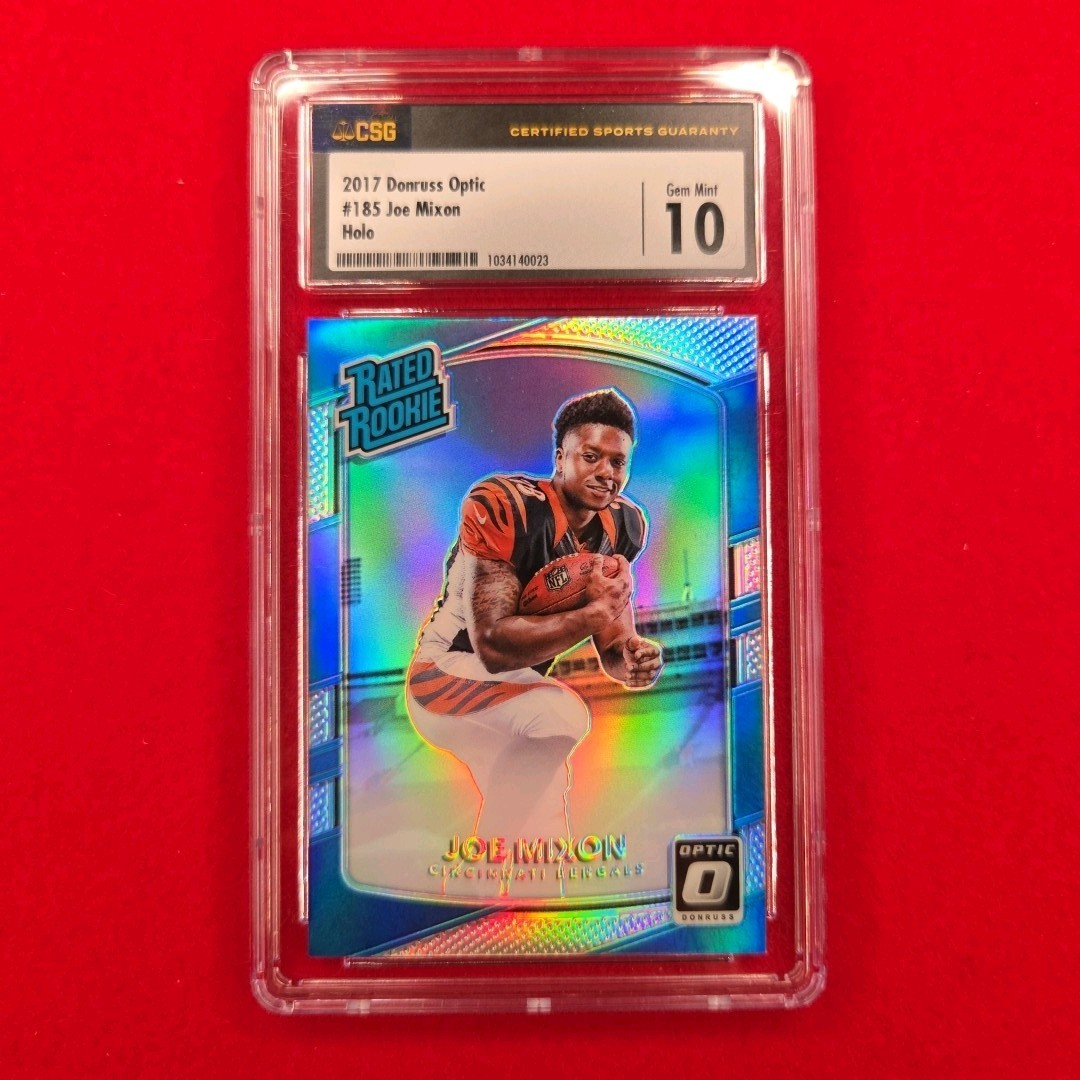 2017 Optic Holo Joe Mixon #185 Bengals RC