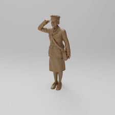 SW1154 WW2 RAF WAAF Saluting