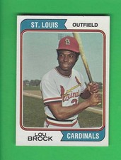 1974 Topps Lou Brock HOF #60 NM-