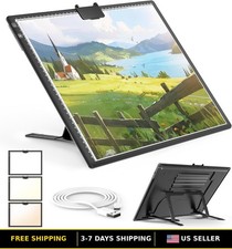 A3 LED Light Pad for Diamond Painting and Tracing, Rechargeable Light Box
