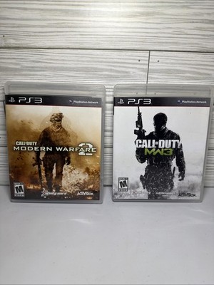 Call of Duty: Modern Warfare 2 & 3, Bundle Lot, CIB ( Sony PlayStation 3 ). (K1)