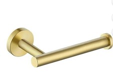 KES Bathroom Toilet Paper Holder Brushed Brass Wall Mount Toilet Roll Holder SUS