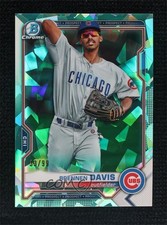 2021 Bowman Chrome Sapphire Prospects Aqua Refractor 33/99 Brennen Davis r0j