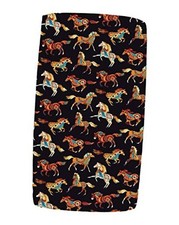 Babys - Toddler Bed Sheets - Breathable Crib Sheet Southwestern Painted Ponies