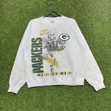 Vintage Green Bay Packers Sweatshirt Mens Large NFL Football Team Y2K Logo