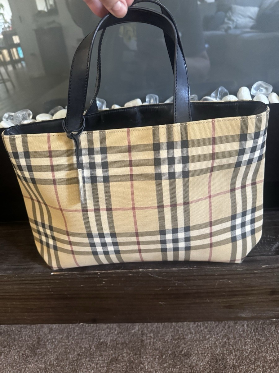 Vintage Burberry Tote Bag Burberry Check Nova BURBERRY Vintage
