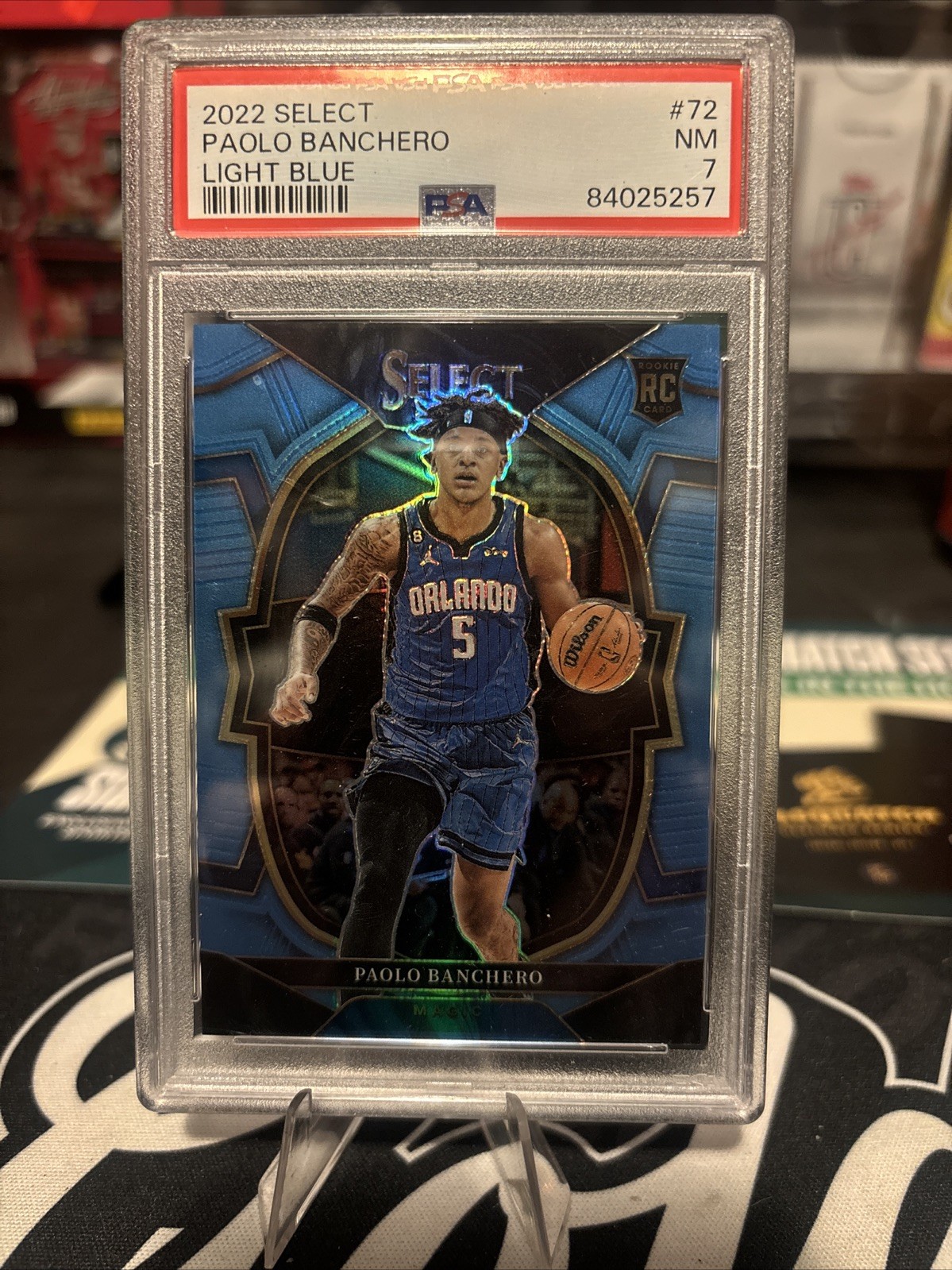 2022-23 Panini Select - Concourse Paolo Banchero #72 Light Blue Prizm /299 (RC)