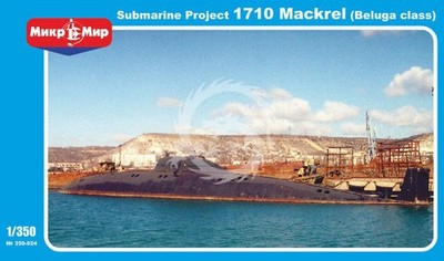 Soviet Nuclear-Powered Submarine Project - Beluga Class MikroMir 350-024 1/350