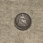 1860 O Seated Liberty Half Dime- New Orleans, XF QA