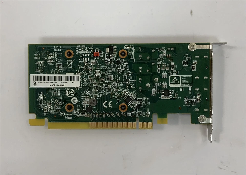 Lenovo AMD Radeon R520 2GB DDR5 x2 DP 01YW868 Graphics Card GPU - Image 3 of 3