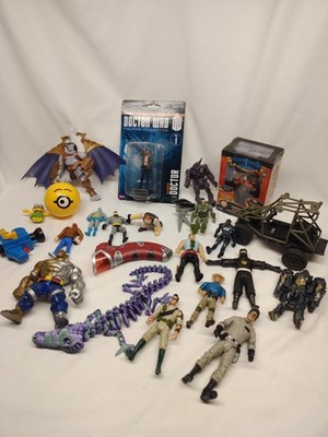 22pc Assorted Toy Lot - Batman Spiderman Final Faction Doctor Who Mcdonalds 
