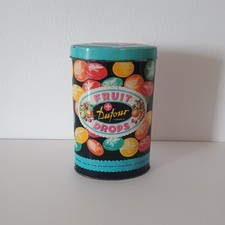 Scatola Barattolo in Latta Dufour Gocce di Frutta Vintage Tin Box Fruit Drops