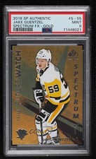 2016-17 SP Authentic Spectrum Gold 39/50 Jake Guentzel #S-55 PSA 9 MINT 0ll