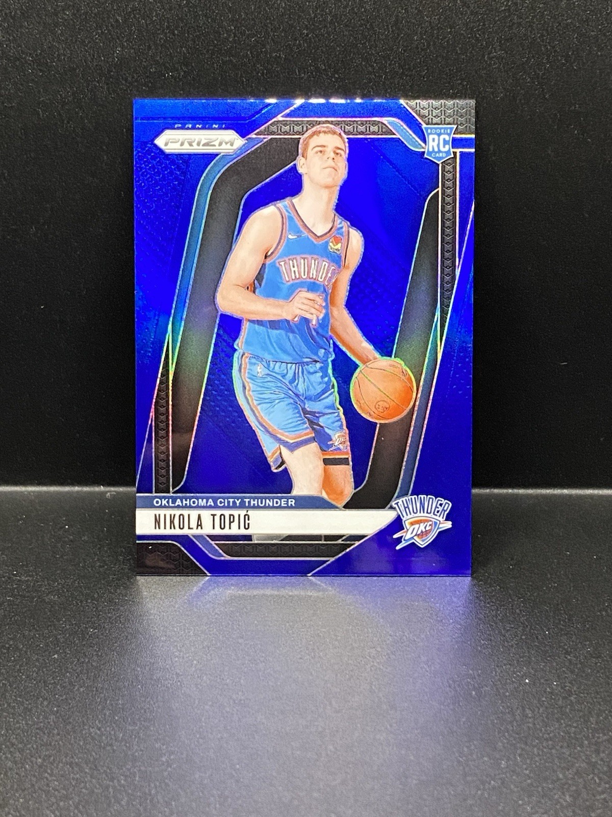 2024-25 Panini Prizm - Nikola Topic #230 - Blue Prizm /199 (RC)