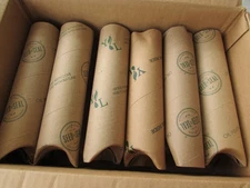 Cardboard Mailing Shipping Tubes Thick 1.5 In x 10 In Crafts Lot of 12