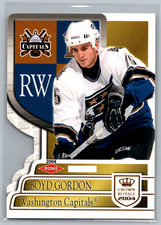 Boyd Gordon 2003-04 Pacific Crown Royale Rookie Card #513 /575. rookie card picture
