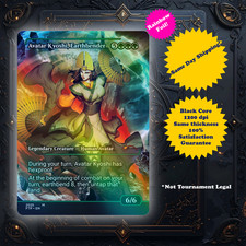 Avatar Kyoshi Earthbender - Foil Custom Art Playtest card for MTG - Commander