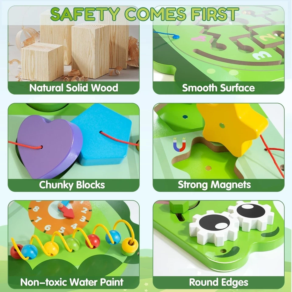 Crocodile Activity Board for Kids' Development - Image 4 of 4