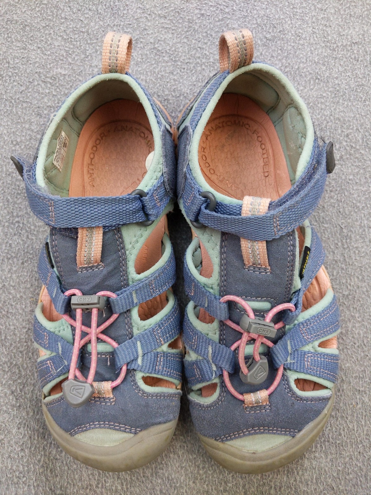 Scarpe Keen donna taglia 3 blu verde lavabili CNX sandali outdoor escursionismo acqua