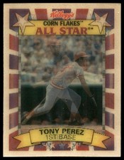 1992 Kellogg's Corn Flakes All-Stars Tony Perez #2 Cincinnati Reds