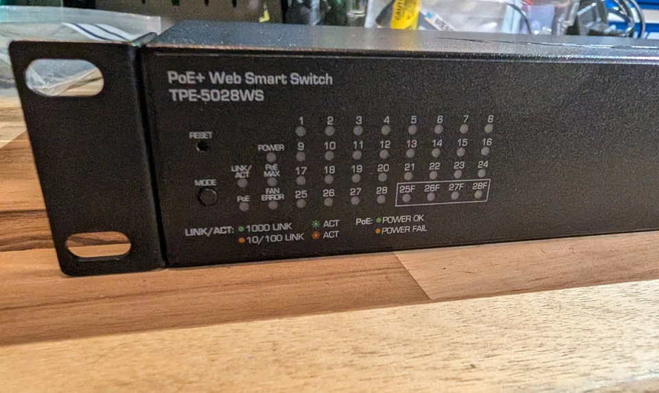 TRENDNET TPE-5028WS 28P WEB SMART POE+ SWITCH 24 Port SFP Ports L@@K! - Image 4 of 4