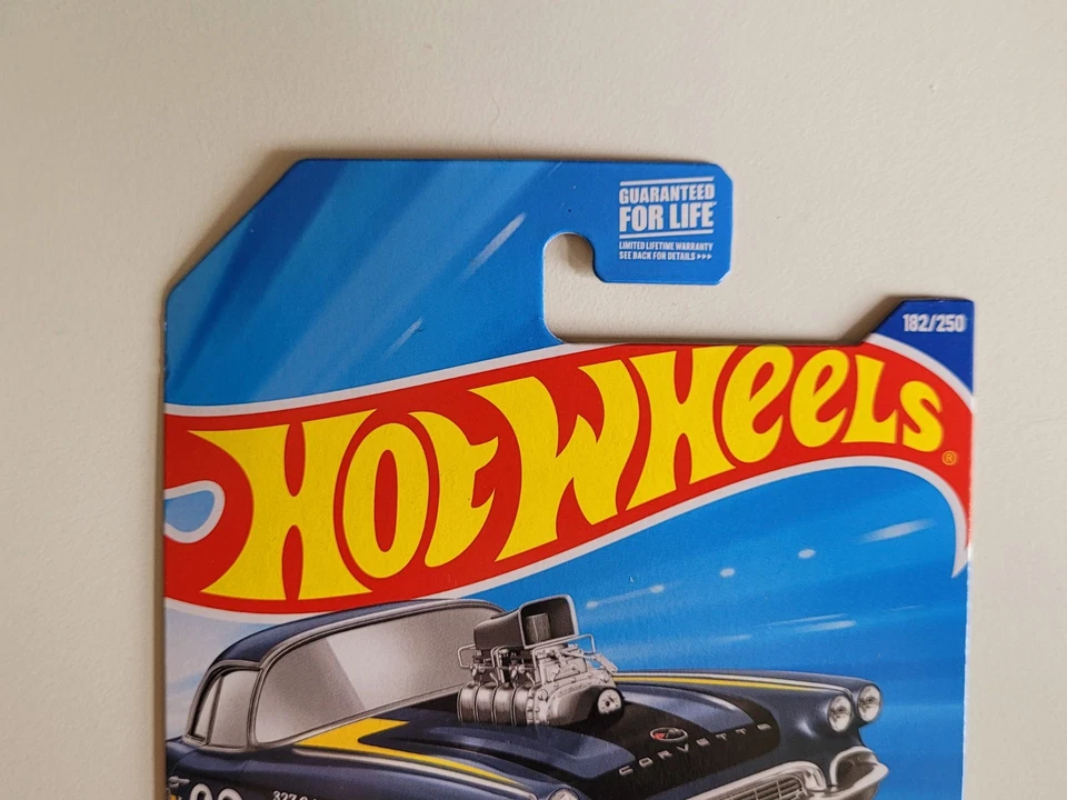 2025 *J Case*Hot Wheels '62 Corvette Gasser Super Treasure Hunt - Tarjeta larga Foto 4 de 4
