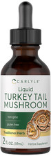 Turkey Tail Mushroom Liquid Extract 2 FL Oz Vegetarian Tincture by Carlyle