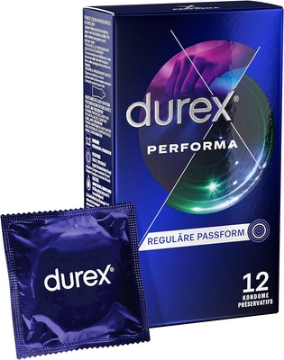 5x Durex Performa Kondome   Für Sex, der länger anhält (60stück) Top Preis !