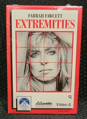 Extremities Original Video 8 8mm Video Cassette NEW & SEALED - Farrah Fawcett