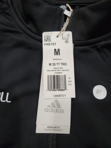 Chaqueta Multideportiva Adidas Multi Deportiva Adidas Negra Prenda para Hombre Talla M H46101 - Imagen 4 de 5