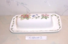 NEW Noritake GOURMET GARDEN Covered Butter Dish / KEEPER - NEW IN BOX