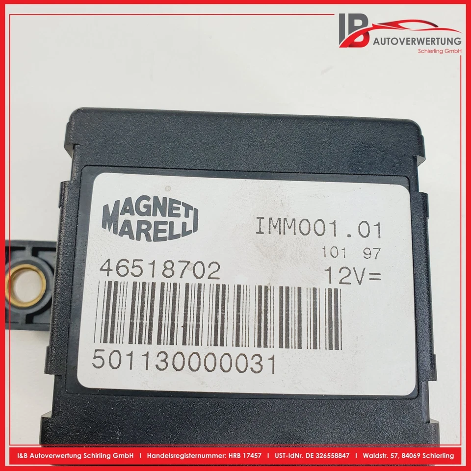 KIT CENTRALINA MOTORE FIAT BRAVA 182 1.4 12V 0261204405 46518702 2838 ORIGINALE - Immagine 3 di 4