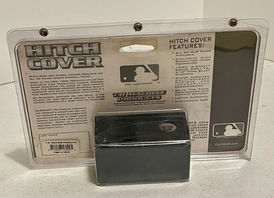 MLB Texas Rangers TOW HITCH COVER car/truck/suv trailer 2" receiver cap NEW!!! — 第 3/4 张图片